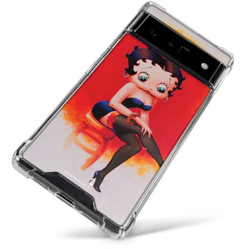 Betty Boop Stockings Google Pixel 6 Clear Case
